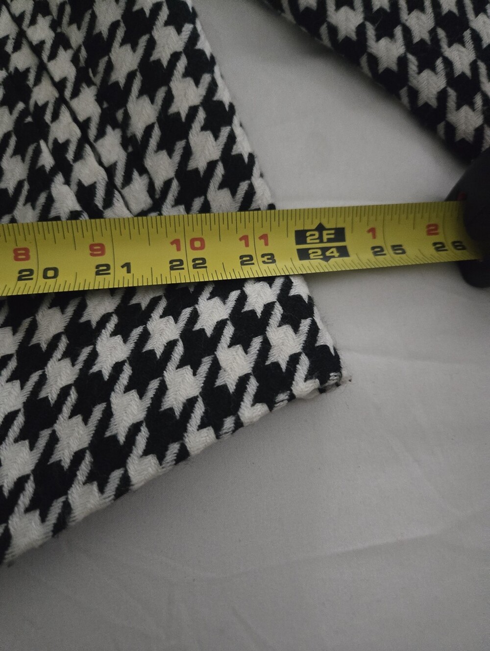 Mossimo Women's Black & White Houndstooth Peacoat-Style Blazer - Picture 9 of 9